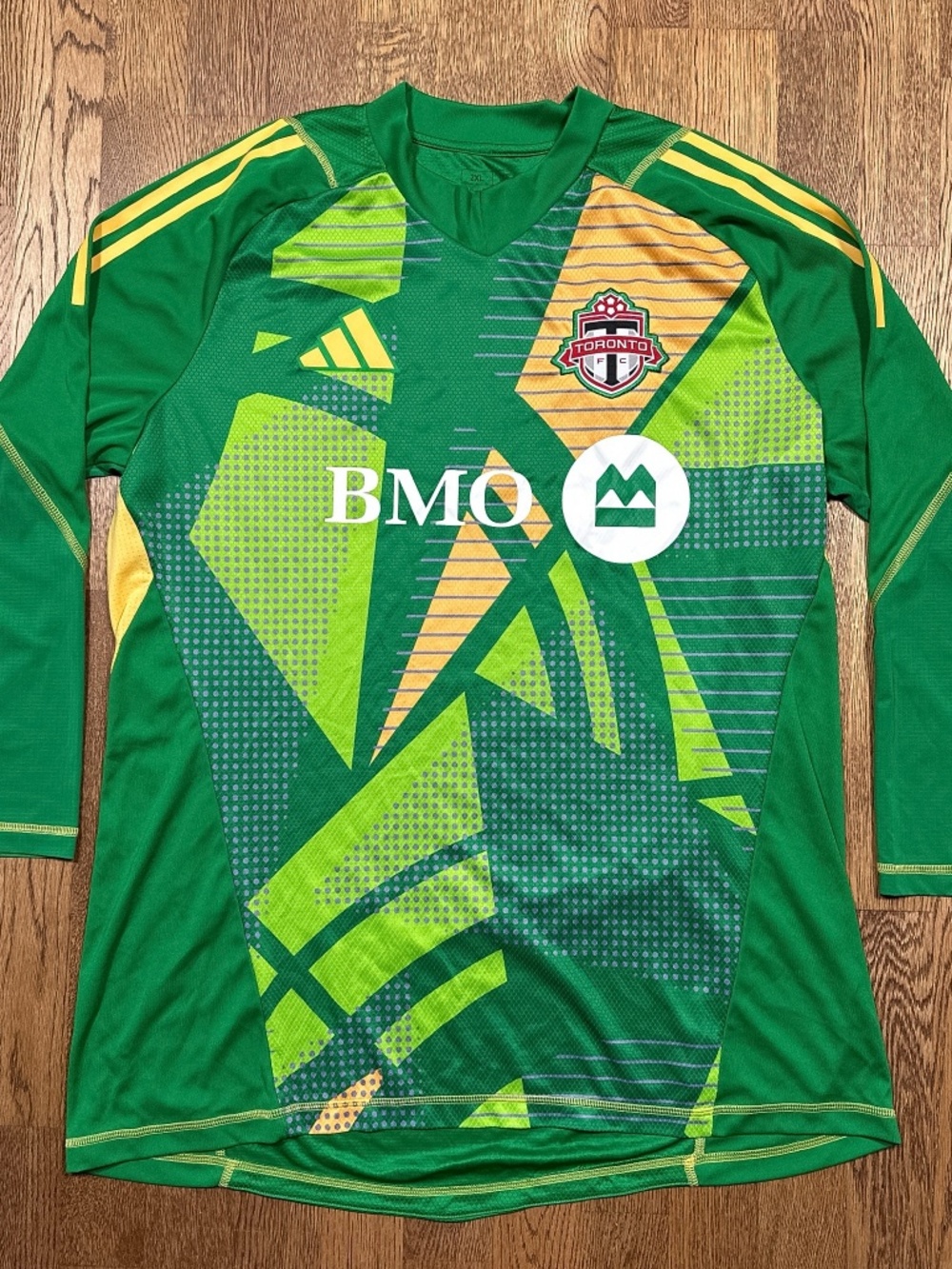 Adidas Toronto FC 2024 GK Goalkeeper Goalie MLS L/S Soccer Jersey Mens 2XL